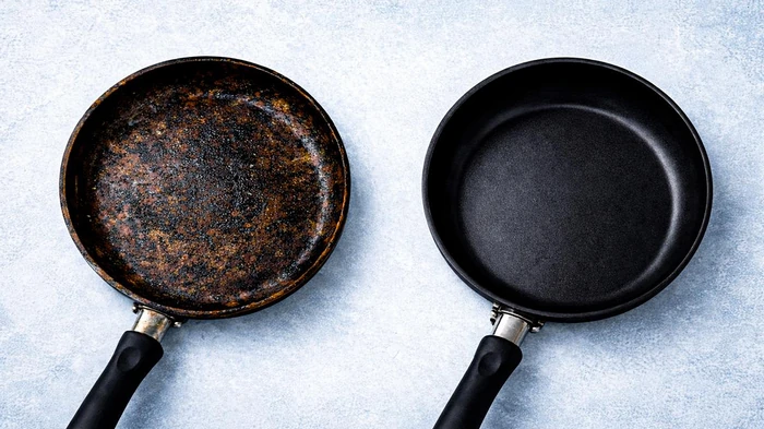 Două linguri de suc și chiar și vechile tigăi sovietice vor străluci ca noi: ce truc este acesta